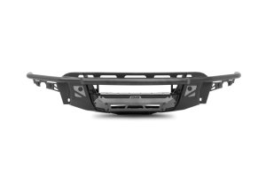 Ford F-150 Front Bumper - DV8 Offroad - Tube, Prerunner - Micro-texture black with gray skid plate accents - `21-`23